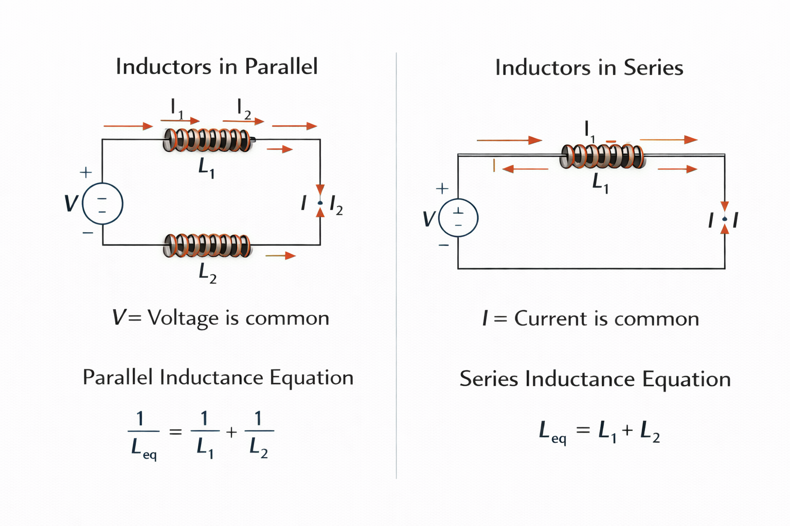 Inductor symbol and magnetic field storage representation