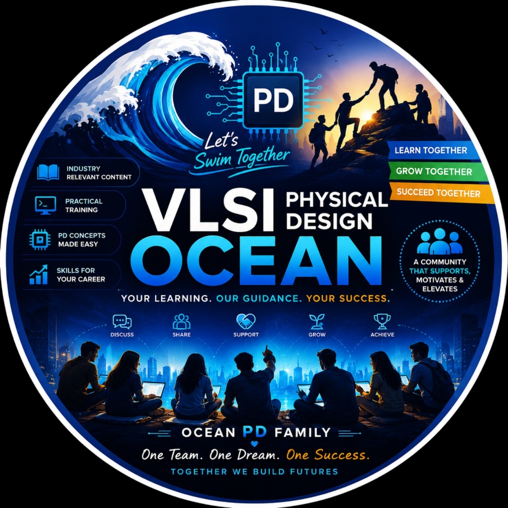 VLSI Physical Design Ocean Logo